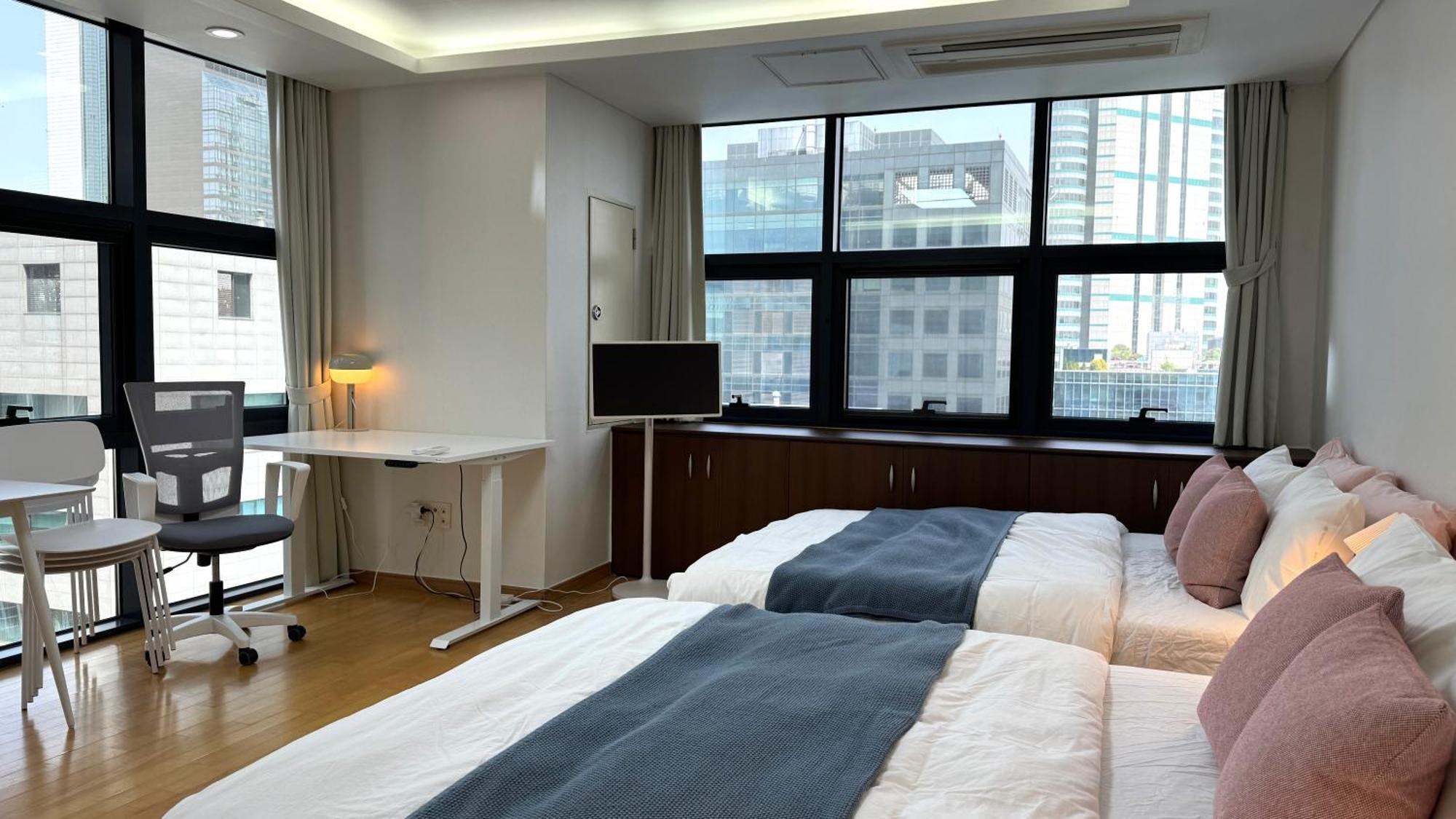 Coex Vip 15 New Open 2 Queen Beds * Seoul
