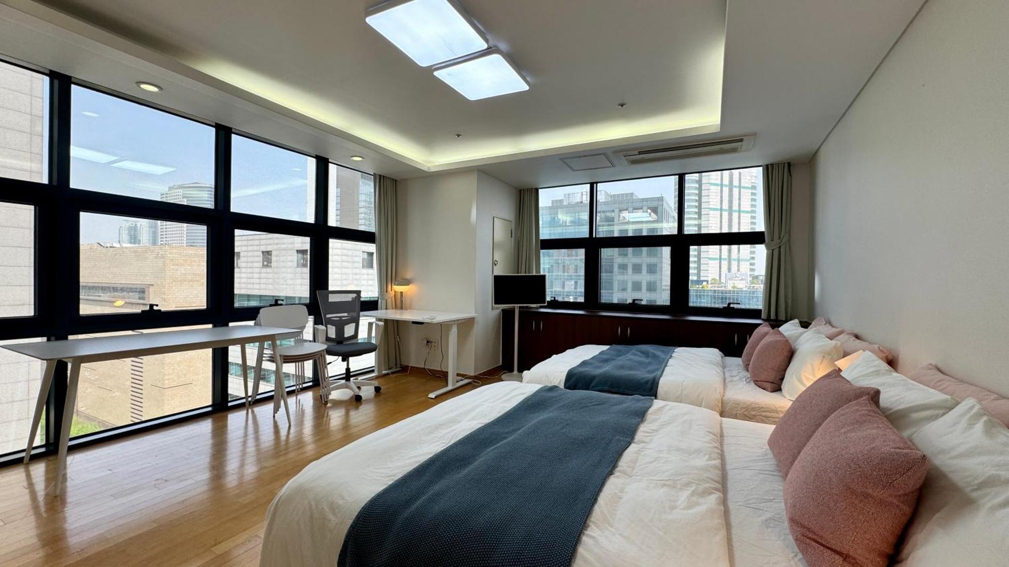 Coex Vip 15 New Open 2 Queen Beds Apartment Seoul